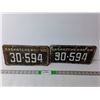 Image 1 : (2) Saskatchewan License Plates- 1960