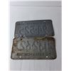 Image 2 : (2) Saskatchewan Vintage License Plates- 1970/74