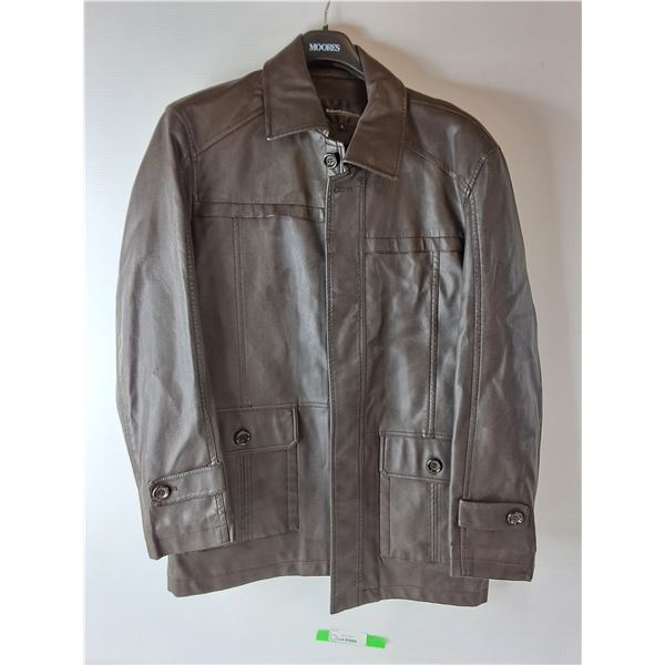 Men's Rahm Saint Denis Faux Leather Jacket-L