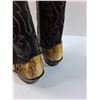 Image 3 : Laredo Mens Leather Cowboy Boots - Size 8 EE