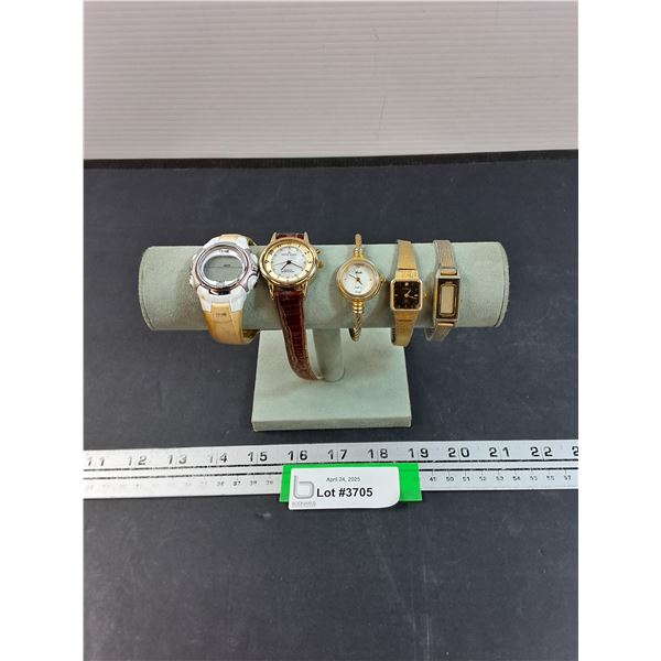 (5) Watches: Anne Klein, Cardinal, Misc - As Is