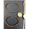 Image 6 : (4) Watches - Assorted & (3) Metal Bracelets - As Is