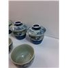 Image 3 : (6) Ceramic Asian Soup Bowls & (3) W/Lids, Moon Cake Collectors Tin