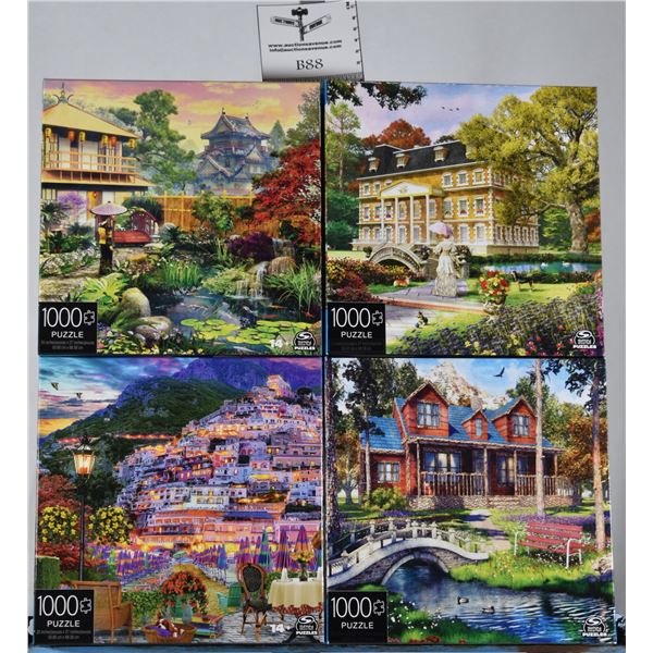 Lot of 4 Puzzles
