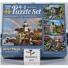 Image 1 : Bits and Pieces 4 in 1 Puzzle Set