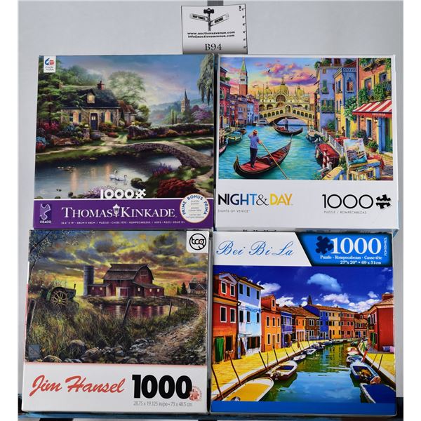Lot of 4 Puzzles