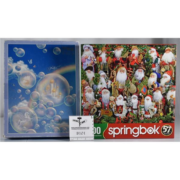 Lot of 2 Springbok Puzzles