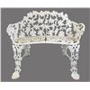 Image 1 : 1960's Wrought Iron Bench- 27" X 32" X 13"