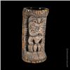Image 2 : GECKO'S SOUTH SEAS ARTS LIMITED EDITION LA MARIANA BIG TOE TIKI MUG w/ A PHOTO & SIGNED NUMBER CARD.