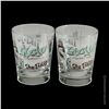 Image 2 : SET OF TWO (2) VINTAGE TIKI BAR LOGO OLD FASHIONED GLASSES.