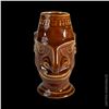 Image 2 : RARE "REN CLARK WIDOWMAKER" NEW GUINEA HANDLED TIKI MUG MOST PROBABLY MADE FOR MAUNA LOA, MEXICO.