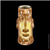 Image 2 : LT. BROWN & YELLOW MOAI TIKI MUG FOR SKIPPER KENT'S.