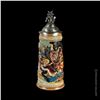 Image 2 : MUNKSTEIN KRAMPUS BEER STEIN IN ORIG BOX.