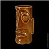 Image 1 : OTAGIRI STYLIZED "MARK THOMAS HOMAGE?" BROWN MOAI TIKI MUG.