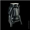 Image 2 : TRADER VIC'S SUFFERING BASTARD SATIN BLACK TIKI MUG.