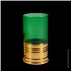 Image 2 : RARE TRADER VIC'S IMPERIAL GLASS GREEN "BIG SHOT" GLASS.