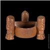 Image 2 : THE ISLANDER MAORI TRI-TIKI TRIANGLE BOWL.
