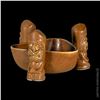 Image 2 : THE ISLANDER MAORI TRI-TIKI TRIANGLE BOWL.