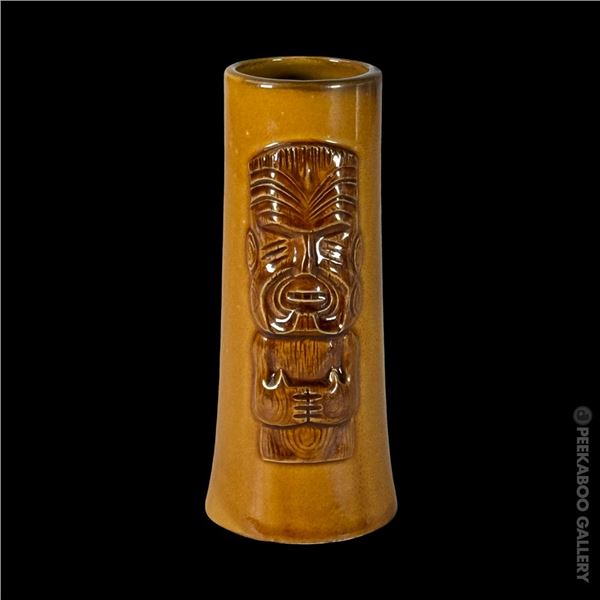 RARE KONA-KAI SIGNATURE MAORI PLAQUE TIKI MUG.