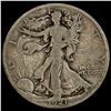 1921-S Walking Liberty Half Dollar NICELY CIRCULATED