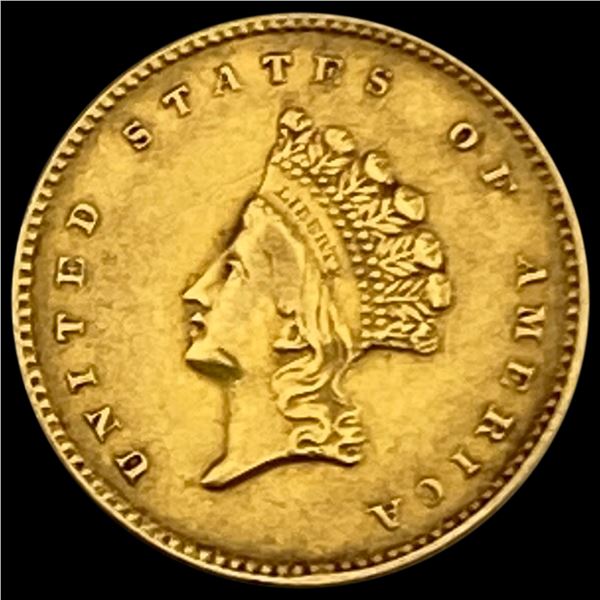 1855 $1 Indian Princess Head Gold Dollar UNCIRCULATED