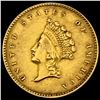 1855 $1 Indian Princess Head Gold Dollar UNCIRCULATED