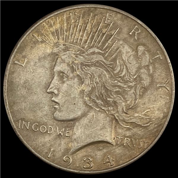 1934-S Peace Dollar NEARLY UNCIRCULATED