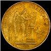 1895-A France Gold 20 Francs Angel AGW .1867oz