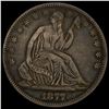 Image 1 : 1877 Seated Liberty Half Dollar CLOSELY UNCIRCULATED