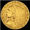 Image 1 : 1911 Indian Head Quarter Eagle $2.50 HIGH GRADE