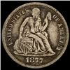 1877-CC Seated Liberty Dime NEARLY UNCIRCULATED