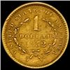 Image 2 : 1852 Liberty Head Gold Dollar CLOSELY UNCIRCULATED