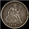 Image 1 : 1873 Seated Liberty Dime NEARLY UNCIRCULATED