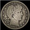 Image 1 : 1892-O Barber Half Dollar NICELY CIRCULATED