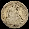 Image 1 : 1872-CC Seated Liberty Half Dollar NICELY CIRCULATED