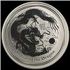 Image 2 : 2012 Australia 1 Dollar Year of the Drag GEM PROOF