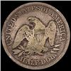 Image 2 : 1854 Arrows Seated Liberty Half Dollar NICELY CIRCULATED