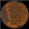 Image 2 : 1852 Braided Hair Large Cent CLOSELY UNCIRCULATED