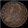 1833 Capped Bust Half Dollar LIGHTLY CIRCULATED
