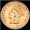 1869 TYIII Gold $1 Dollar Nicely Circulated