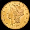 1877-S Liberty Head Double Eagle UNCIRCULATED