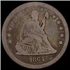 1864 Seated Liberty Quarter NICELY CIRCULATED