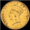 Image 1 : 1856 Indian Princess Head Gold Dollar UNCIRCULATED