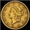Image 1 : 1851 Liberty Head Gold Dollar CLOSELY UNCIRCULATED