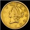 Image 1 : 1850 Liberty Head Gold Dollar CLOSELY UNCIRCULATED