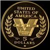 Image 2 : 1993-W WWII Gold 5 Dollar Commemorative GEM PROOF