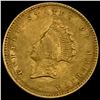 Image 1 : 1854 Indian Princess Gold Dollar CLOSELY UNCIRCULATED