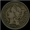 Image 1 : 1873 Three-Cent Nickel NICELY CIRCULATED