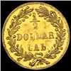 Image 2 : 1874 California Fractional Gold Half Dol UNCIRCULATED