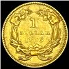 Image 2 : 1856 Indian Princess Head Gold Dollar CLOSELY UNCIRCULATED
